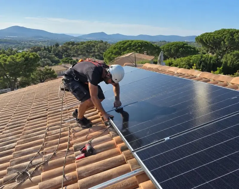 Installateur panneaux solaires Huillé-Lézigné — pose photovoltaïque sur toiture