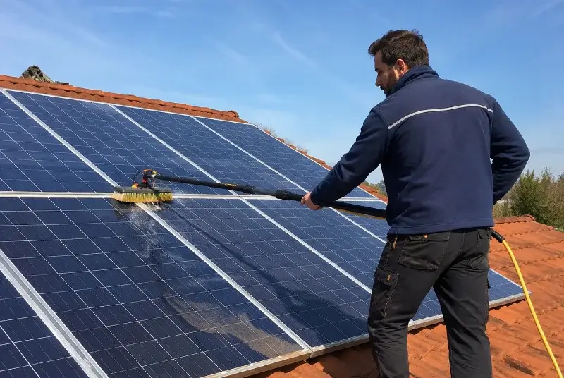 Nettoyage et entretien de panneaux solaires à Huillé-Lézigné